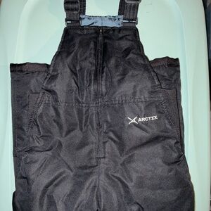Arctix Kids Black Insulated Snow Bib Overalls